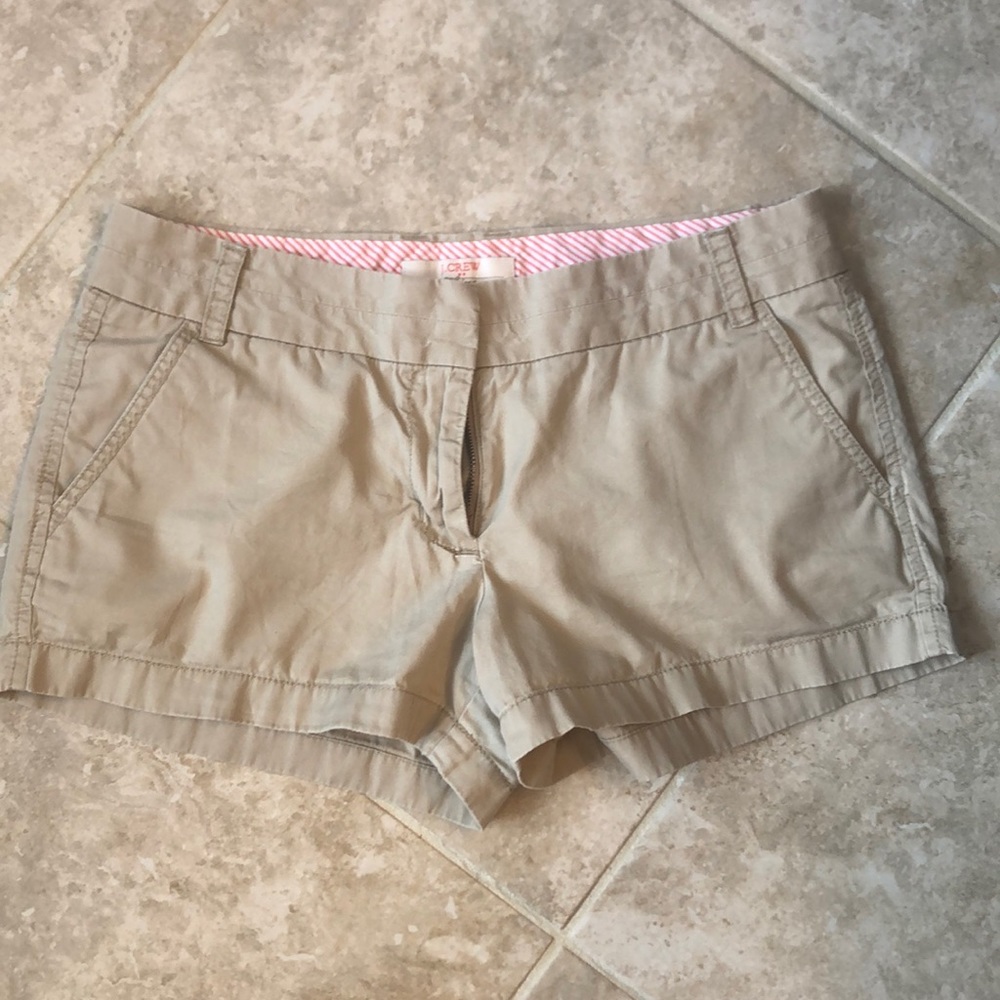 Khaki J. crew Chino Shorts